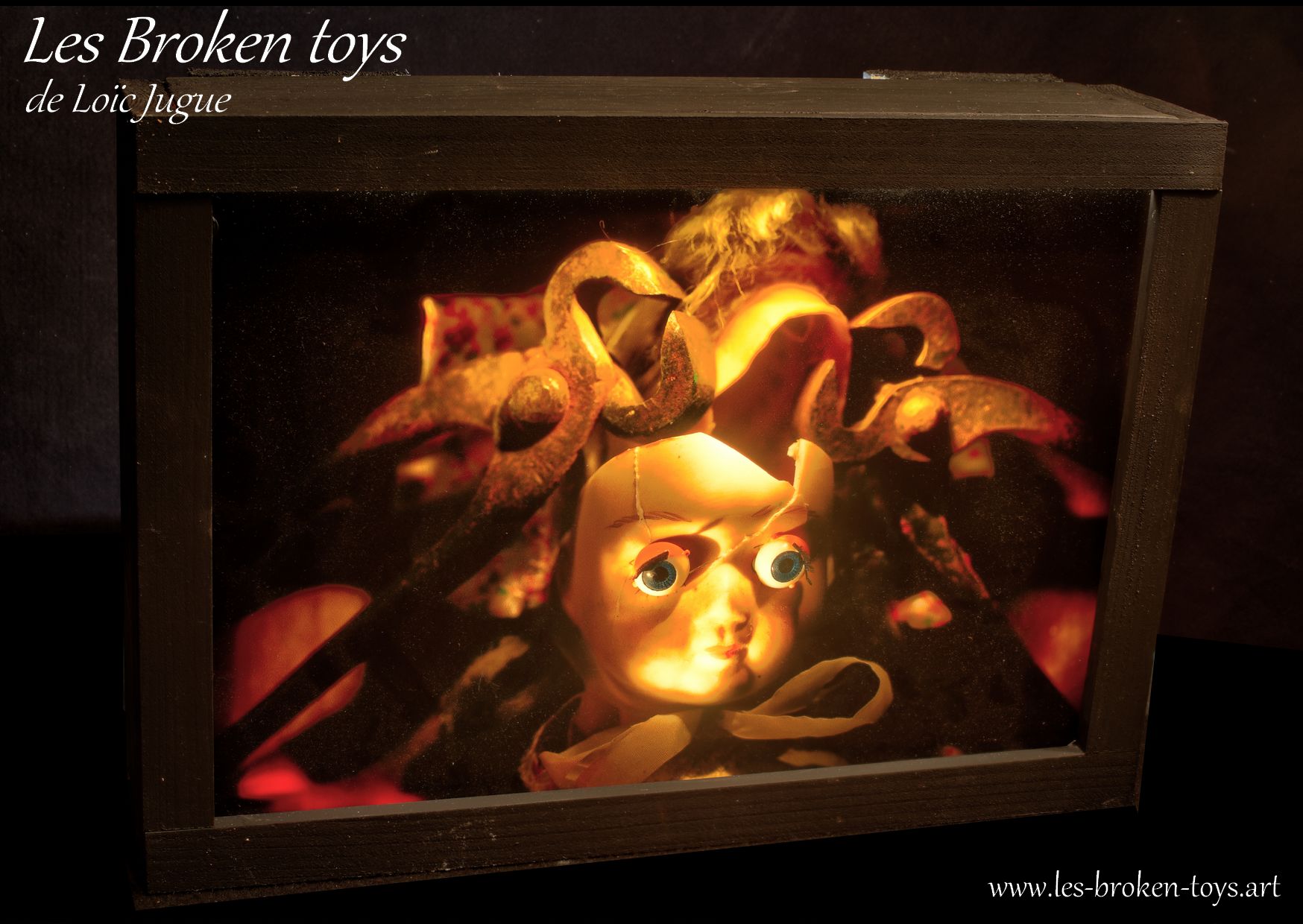 Les broken toys de Loïc Jugue: La leçon d'anatomie (détail)