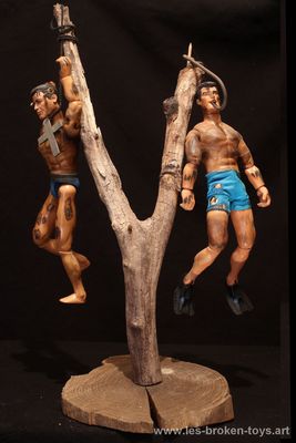 L'arbre aux pêcheurs , création 2025, hauteur 54 cm