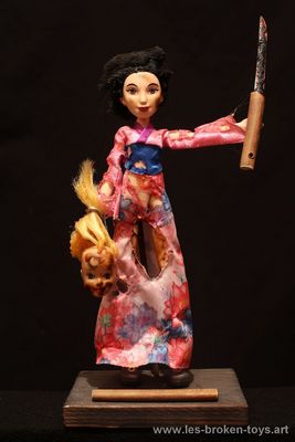 La geisha, création 2025, hauteur 34 cm.