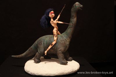 La jeune fille et le dinosaure
