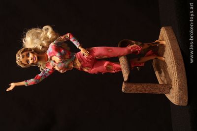 Vieux symbole rouillé, création 2023, hauteur 34 cm