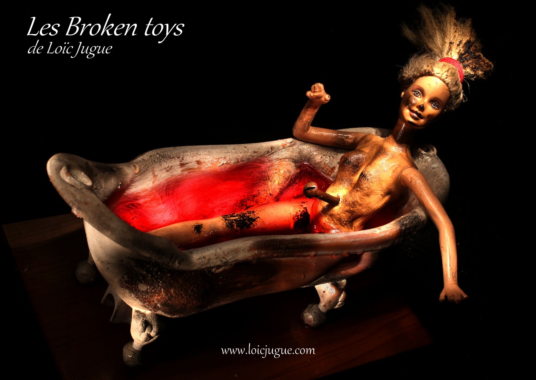 Les Broken toys de Loïc Jugue: Le suicide de Barbie