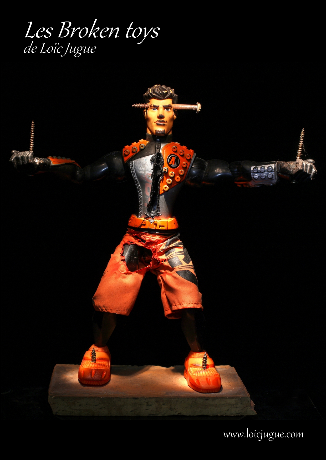 Les broken toys de Loïc Jugue: L'homme vis 
