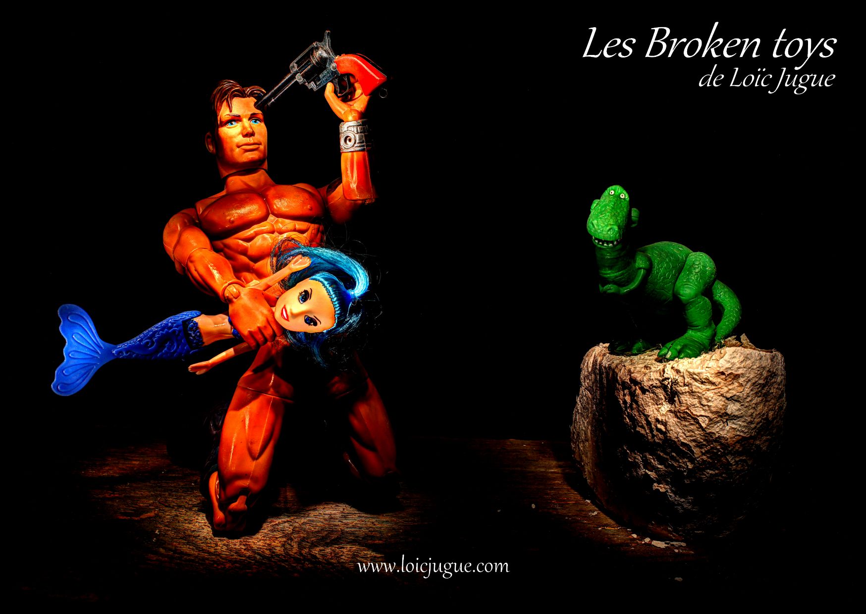 Les broken toys de Loïc Jugue: Leçon de philosophie à un dinosaure