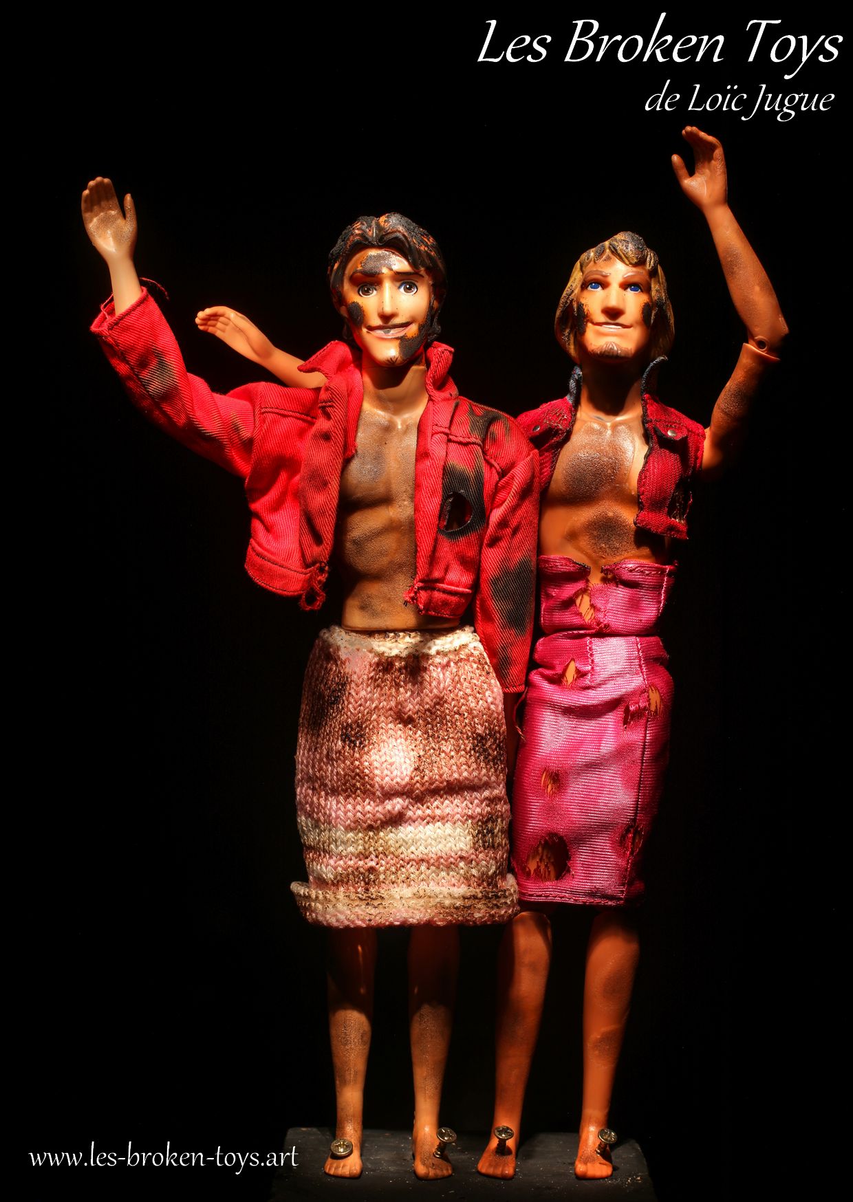 Les broken toys de Loïc Jugue: Happy couple: Gay couple