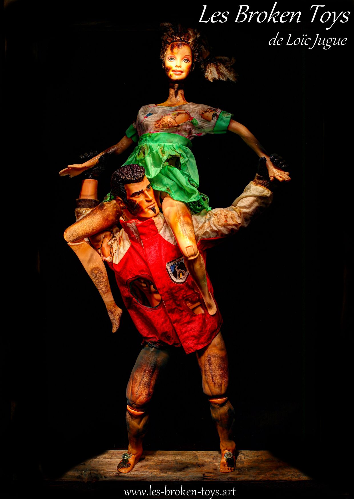 Les broken toys de Loïc Jugue: Happy couple: Le grand cirque