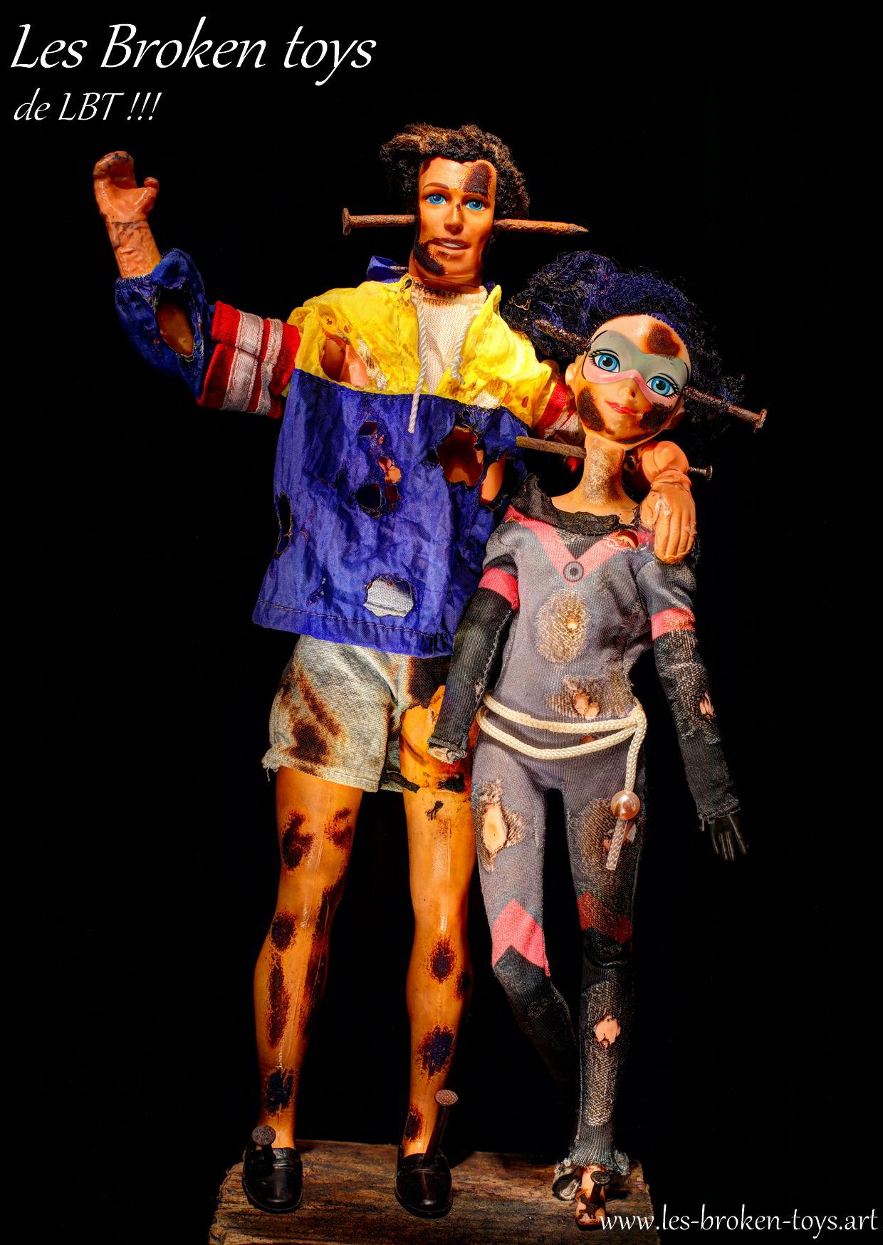 Les broken toys de Loïc Jugue: Happy couple: À la main coupée