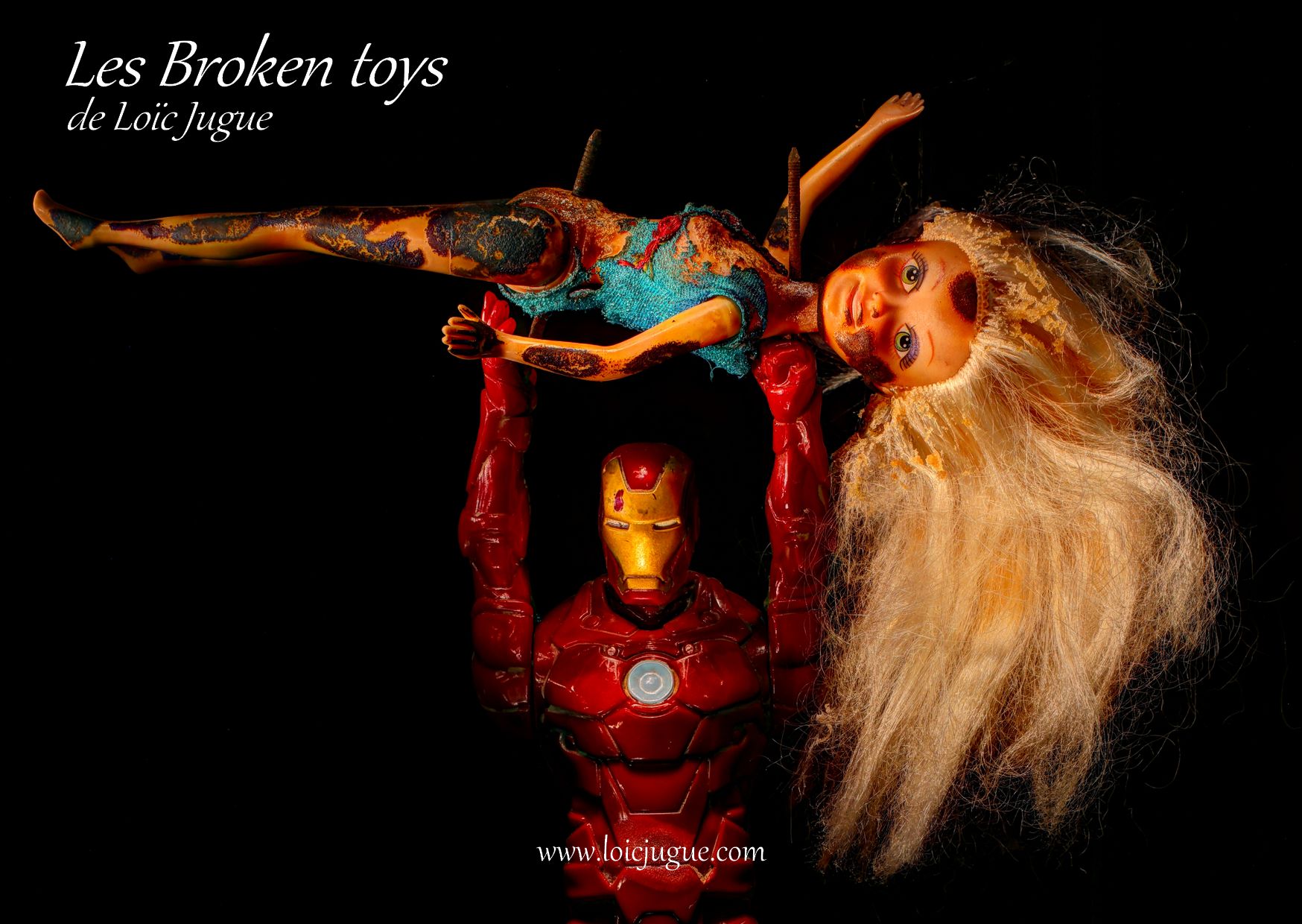 Les broken toys de Loïc Jugue: Iron man and the doll