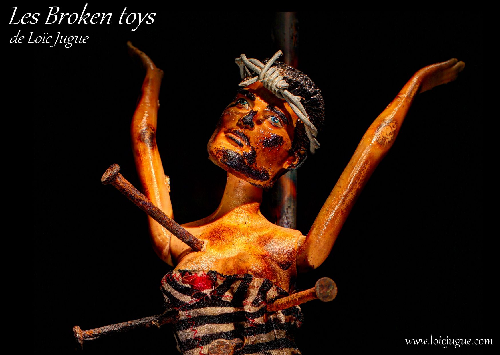 Les broken toys de Loïc Jugue: Le martyr de Saint Sébastien