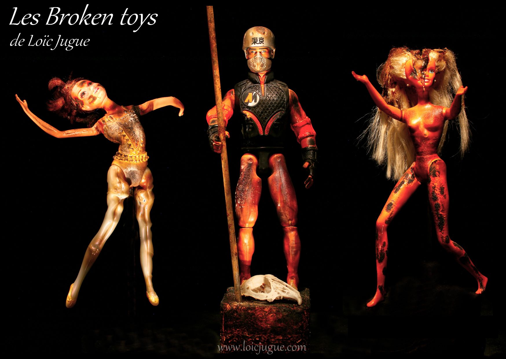 Les broken toys de Loïc Jugue:The riot